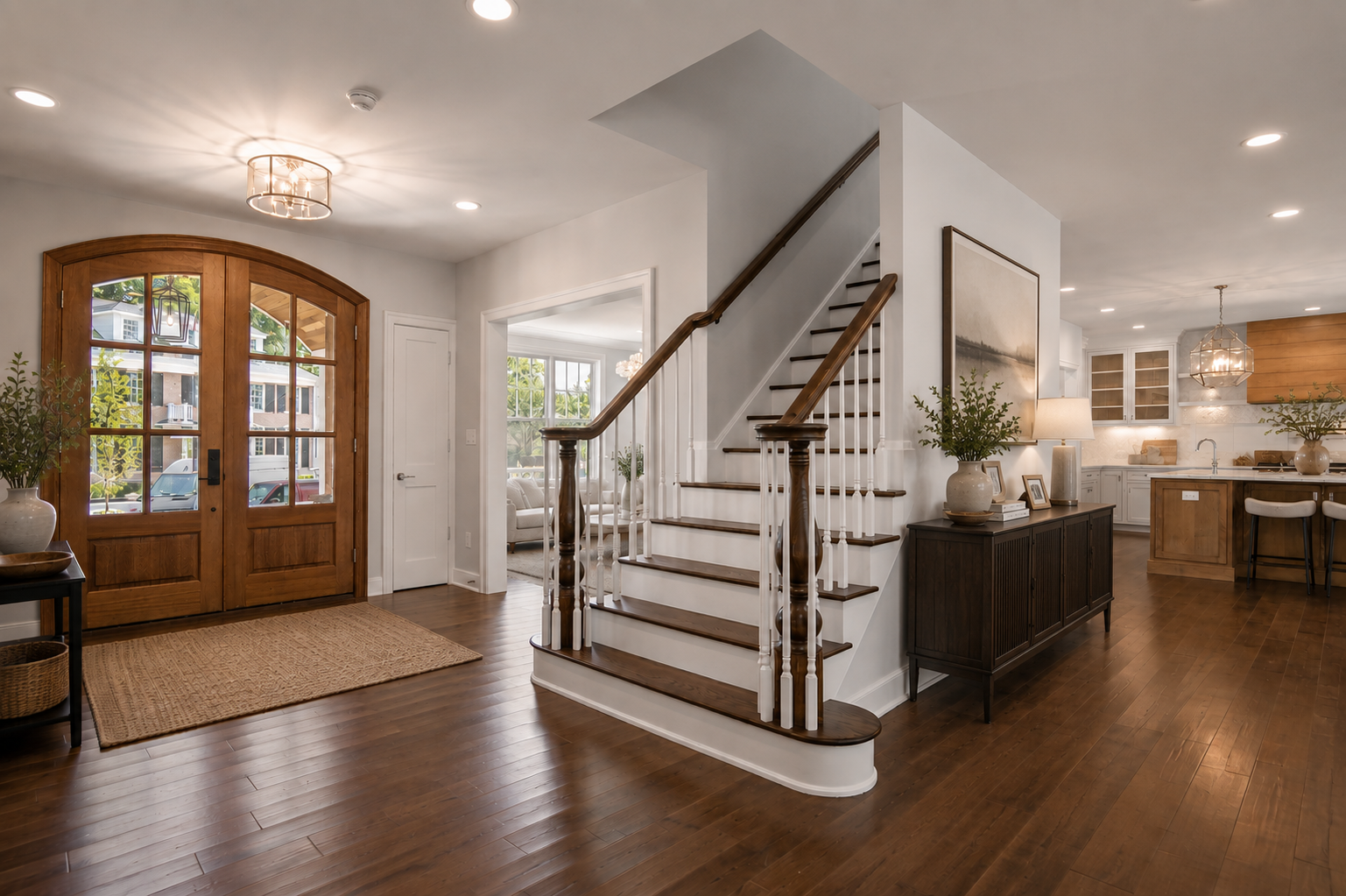 interior foyer staircase