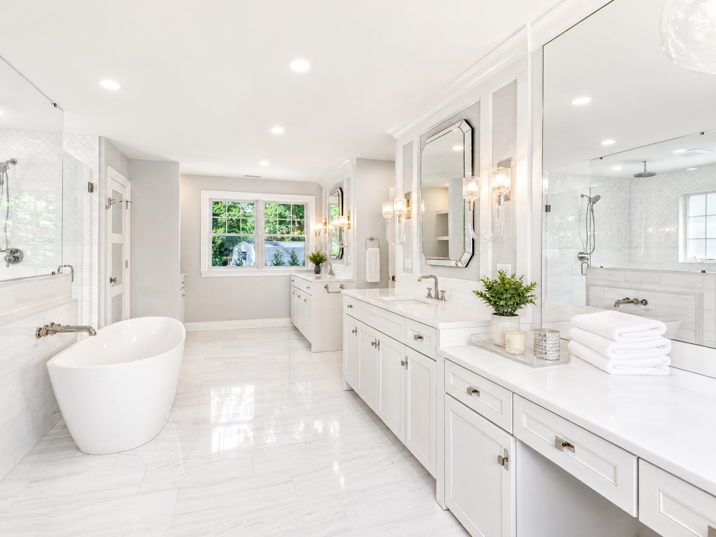 interior primary bathroom wide