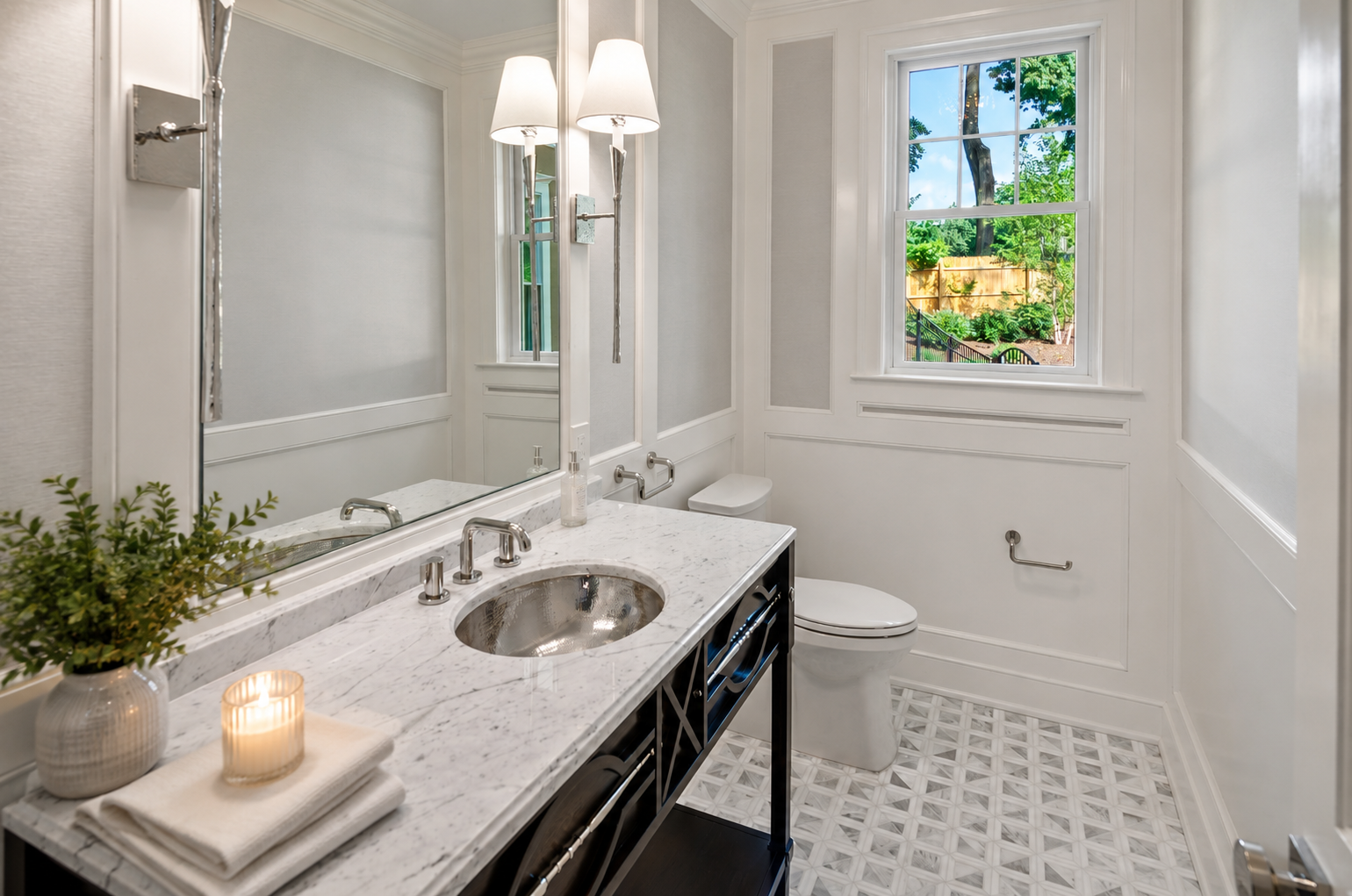 interior powder room